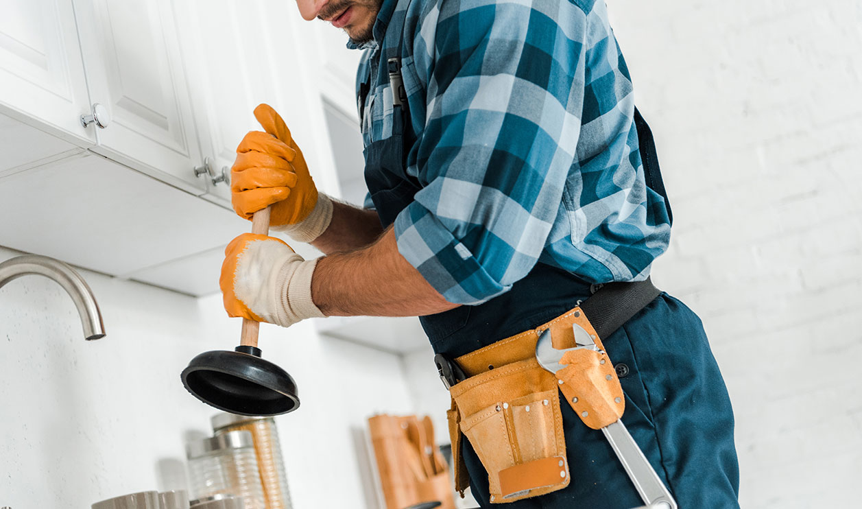 Plumber working Plumber working